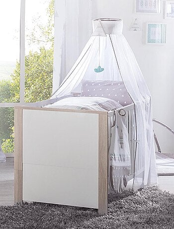 Cuna evolutiva con cajón - Convertible en cama infantil - Altura ajustable - 'Roba olaf'