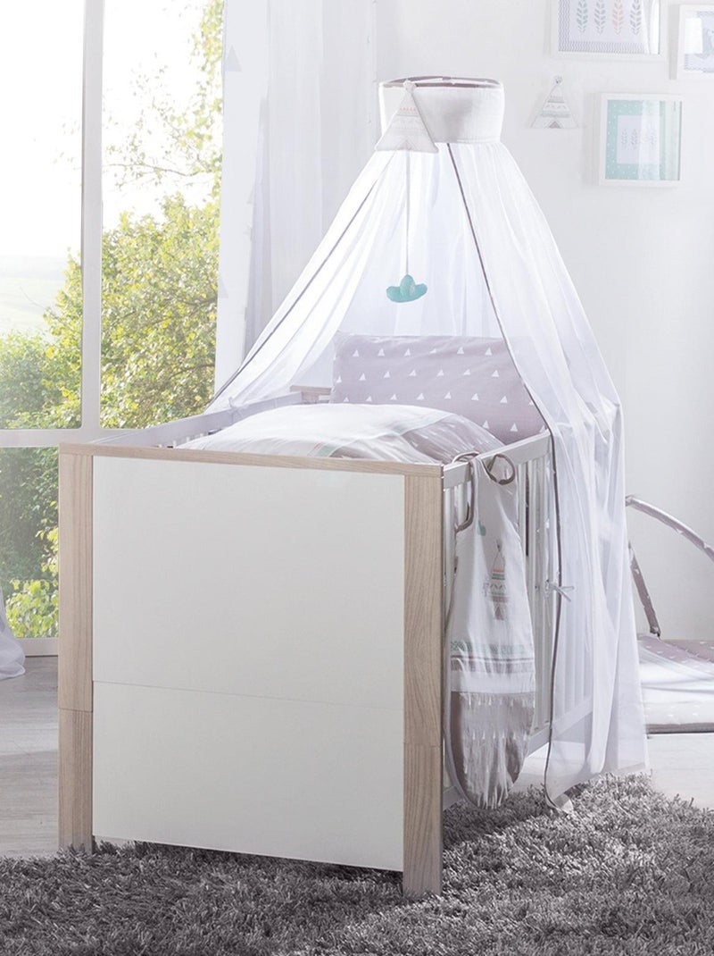 Cuna evolutiva con cajón - Convertible en cama infantil - Altura ajustable - 'Roba olaf' Blanco - Kiabi