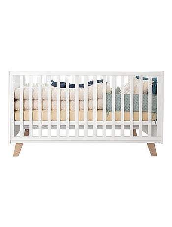 Cuna evolutiva convertible en cama infantil - Diseño escandinavo - Altura ajustable - 'Roba smile'
