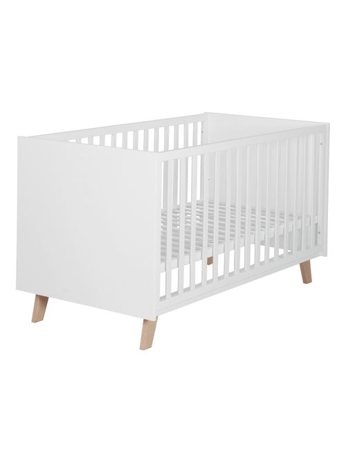 Cuna evolutiva convertible en cama infantil - Diseño escandinavo - Altura ajustable - 'Roba smile' - Kiabi