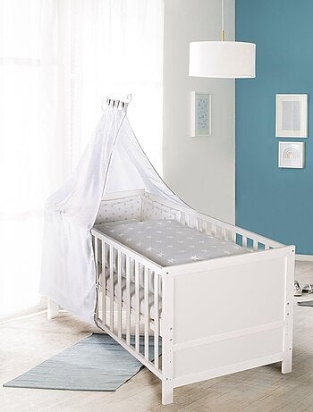 Cuna evolutiva convertible en cama infantil - Hasta 7 años - Altura ajustable - 'ROBA'
