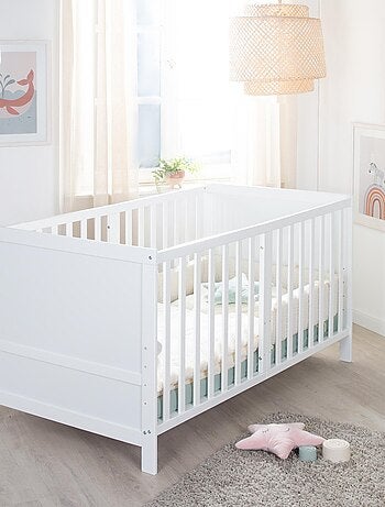 Cuna evolutiva convertible en cama infantil hasta 7 años - Altura ajustable - 'ROBA Easy Sleep'