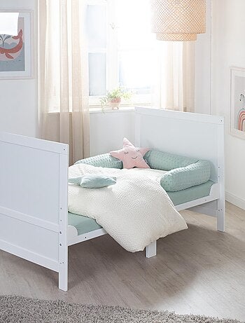 Cuna evolutiva convertible en cama infantil hasta 7 años - Altura ajustable - 'ROBA Easy Sleep'