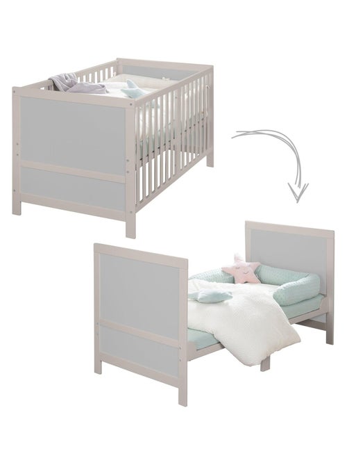 Cuna evolutiva convertible en cama infantil hasta 7 años - Altura ajustable - 'ROBA Easy Sleep' - Kiabi