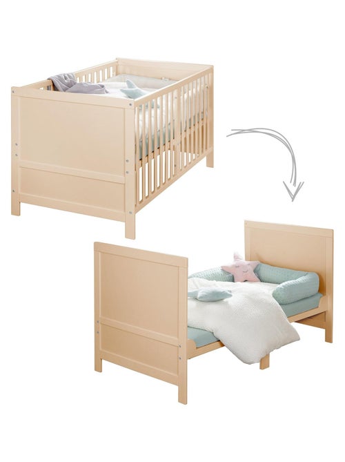 Cuna evolutiva convertible en cama infantil hasta 7 años - Altura ajustable - 'ROBA Easy Sleep' - Kiabi Cuna evolutiva convertible en cama infantil hasta 7 años - Altura ajustable - 'ROBA Easy Sleep' - Kiabi