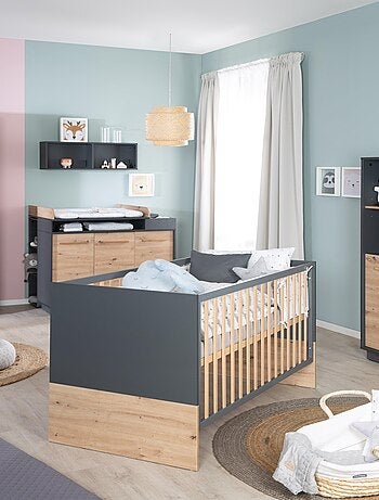 Cuna evolutiva convertible en cama infantil hasta 7 años - altura ajustable - 'roba lenn'