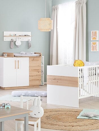 Cuna evolutiva convertible en cama infantil hasta 7 años - Altura ajustable - 'Roba lion'