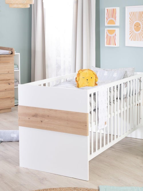 Cuna evolutiva convertible en cama infantil hasta 7 años - Altura ajustable - 'Roba lion' - Kiabi