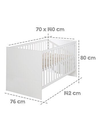 Cuna evolutiva convertible en cama infantil hasta 7 años - 'Roba maren'