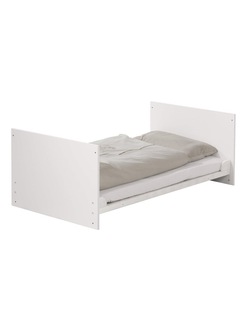 Cuna evolutiva convertible en cama infantil hasta 7 años - 'Roba maren' Blanco - Kiabi