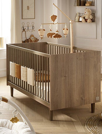 Cuna evolutiva Mokka, Cama evolutiva 140x70 y cómoda - Chêne - SAUTHON