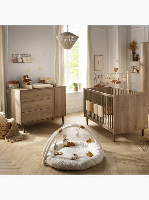 Cuna evolutiva Mokka, Cama evolutiva 140x70 y cómoda - Chêne - SAUTHON - Kiabi