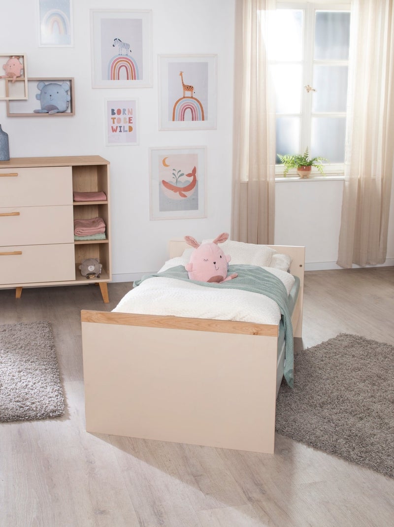 Cuna evolutiva transformable en cama junior 'Roba jil' Beige concha - Kiabi