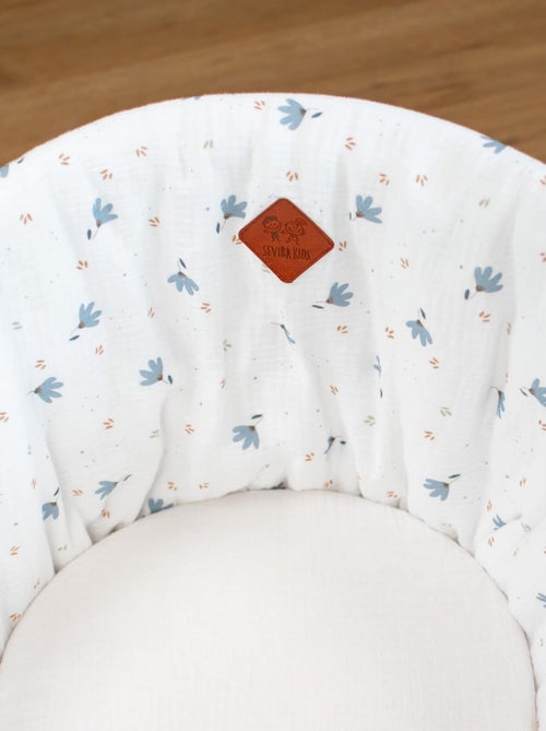Cuna para bebé con colchón, cubierta y sábana ajustable, bleuet | SEVIRA KIDS - Kiabi