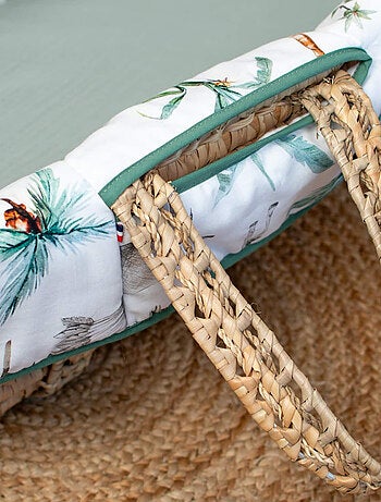 Cuna para bebé con colchón, cubierta y sábana ajustable, safari - SEVIRA KIDS