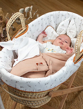 Cuna para bebé con colchón, funda y sábana ajustable, melody - SEVIRA KIDS