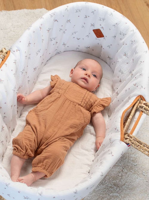Cuna para bebé con colchón, funda y sábana ajustable, melody | SEVIRA KIDS - Kiabi