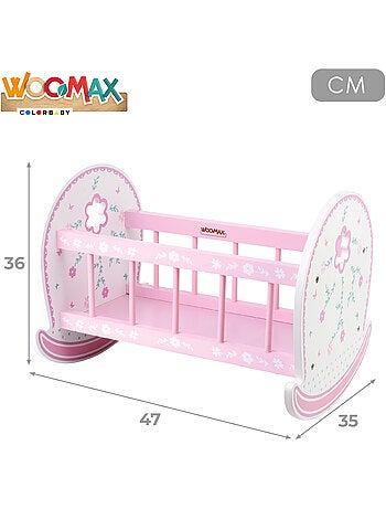 Cuna para muñecas de madera WOOMAX