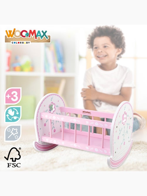 Cuna para muñecas de madera WOOMAX - Kiabi