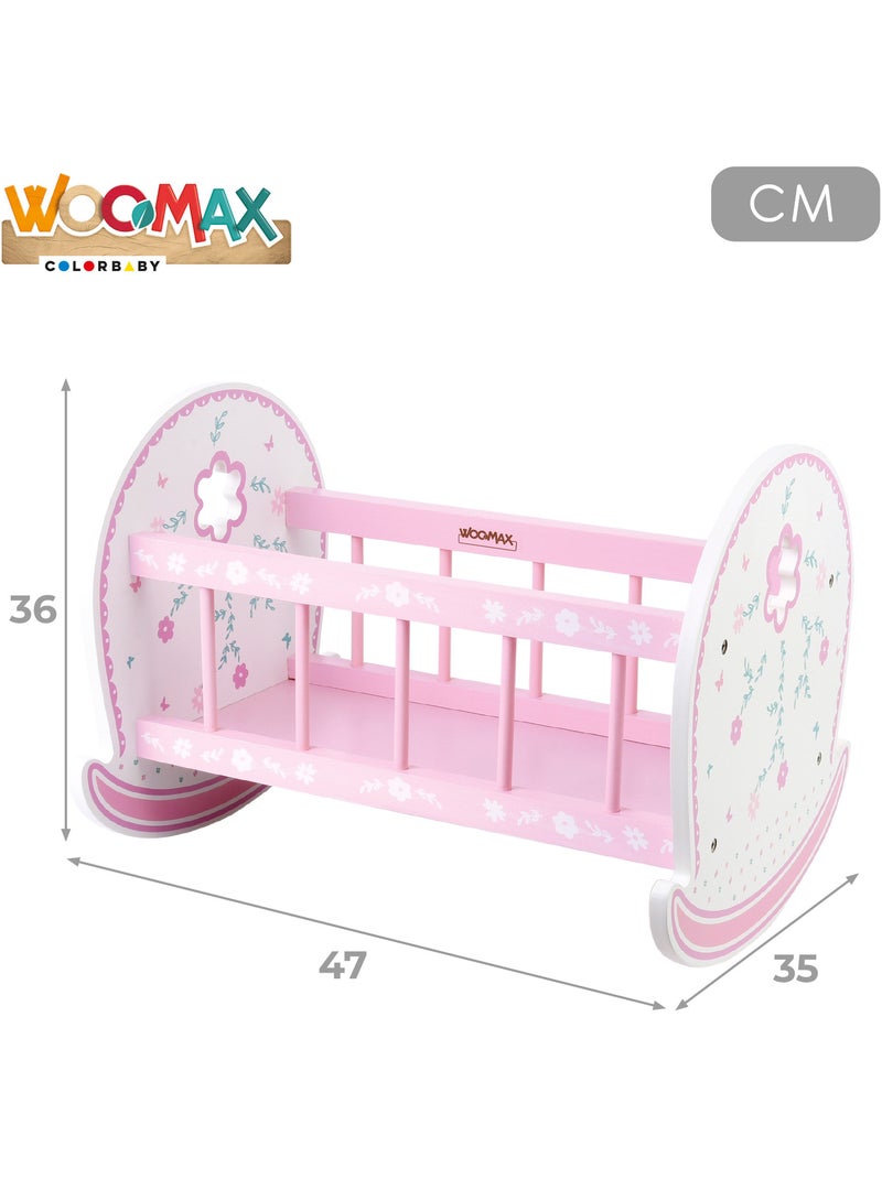Cuna para muñecas de madera WOOMAX N/D - Kiabi