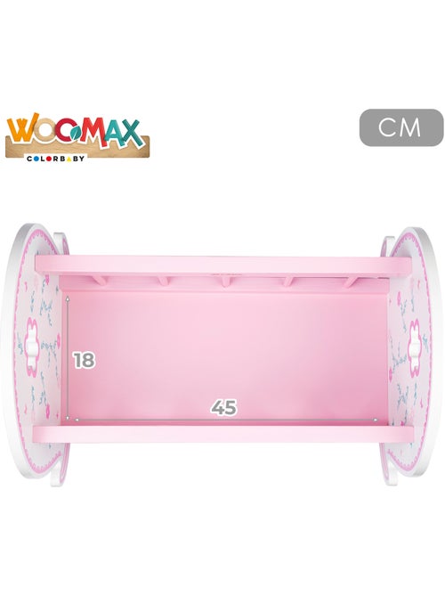 Cuna para muñecas de madera WOOMAX - Kiabi