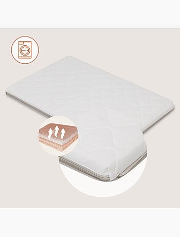 Cuna plegable 2 en 1 LIONELO Mila - Ultraligera - Cuna para bebé - Colchón de 4 cm - Bolsa incluida