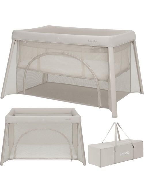 Cuna plegable 2 en 1 LIONELO Mila - Ultraligera - Cuna para bebé - Colchón de 4 cm - Bolsa incluida - Kiabi Cuna plegable 2 en 1 LIONELO Mila - Ultraligera - Cuna para bebé - Colchón de 4 cm - Bolsa incluida - Kiabi