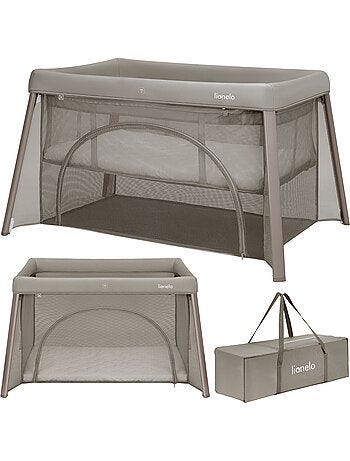 Cuna plegable 2 en 1 LIONELO Mila - Ultraligera - Cuna para bebé - Colchón de 4 cm - Bolsa incluida