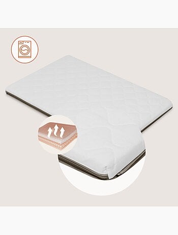 Cuna plegable 2 en 1 LIONELO Mila - Ultraligera - Cuna para bebé - Colchón de 4 cm - Bolsa incluida