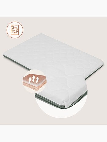 Cuna plegable 2 en 1 LIONELO Mila - Ultraligera - Cuna para bebé - Colchón de 4 cm - Bolsa incluida
