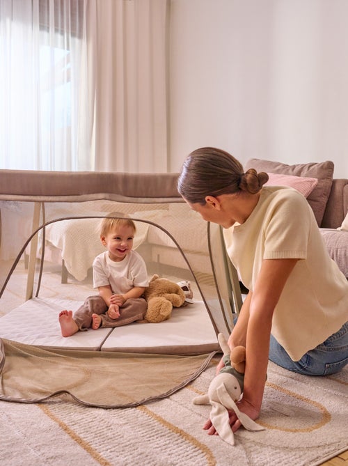 Cuna plegable 3 en 1 LIONELO Alice - Ultraligera - Cuna - Parque infantil - Colchón de 3 cm - Kiabi