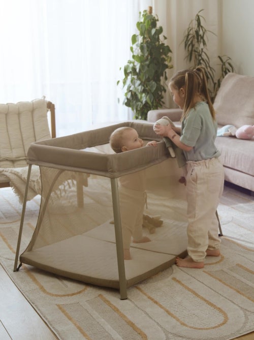 Cuna plegable 3 en 1 LIONELO Alice - Ultraligera - Cuna - Parque infantil - Colchón de 3 cm - Kiabi