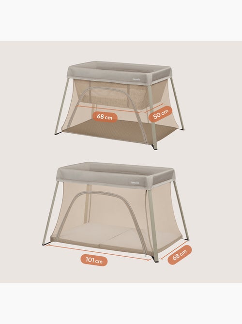 Cuna plegable 3 en 1 LIONELO Alice - Ultraligera - Cuna - Parque infantil - Colchón de 3 cm - Kiabi