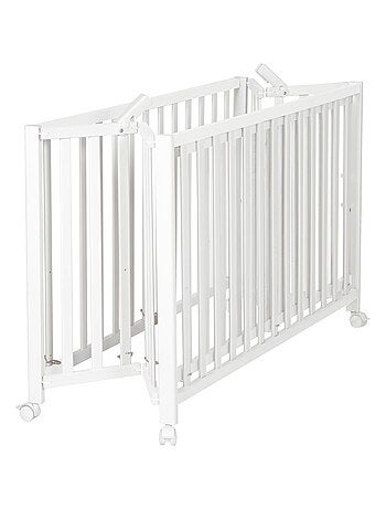 Cuna plegable con ruedas y altura ajustable 'Roba Fold Up'