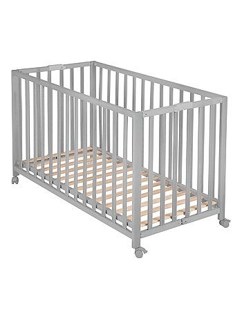 Cuna plegable con ruedas y altura ajustable 'Roba Fold Up'