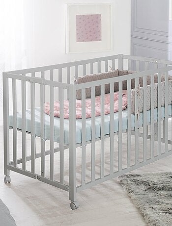 Cuna plegable con ruedas y altura ajustable 'Roba Fold Up'