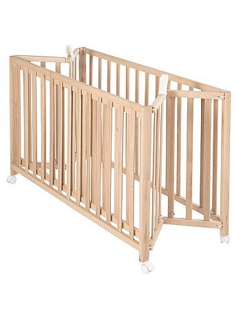 Cuna plegable con ruedas y altura ajustable 'Roba Fold Up'