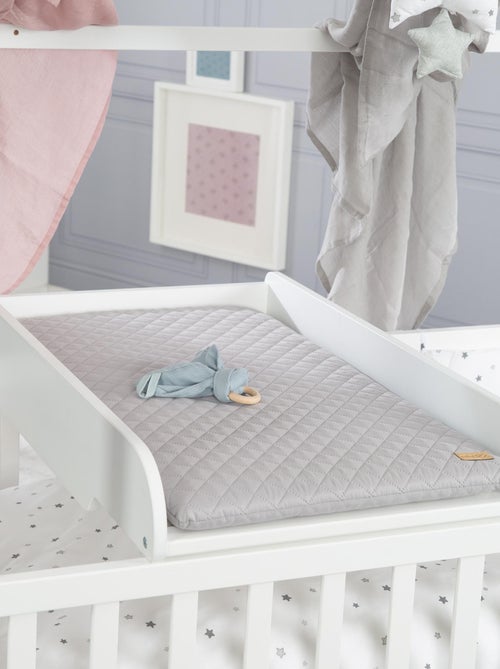 Cuna tipo casita con tablero y colchón cambiador - convertible en cuna colecho 'Roba' - Kiabi