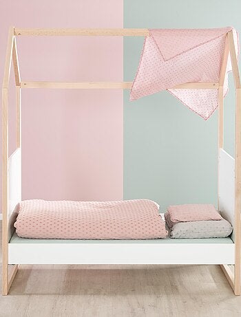 Cuna tipo casita convertible en cama infantil hasta 7 años - altura ajustable 'Roba'