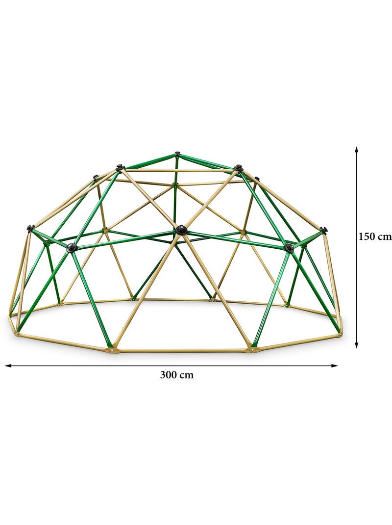 Cúpula de Escalada Infantil HyperMotion Ø3 m Acero Galvanizado - Juego de Jardín Máx. 350 kg Azul - Kiabi