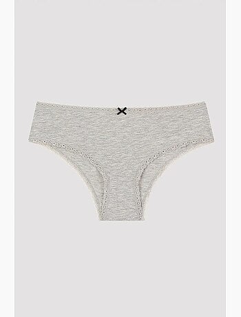 Daily lace cotton pack de 3 hipster penti