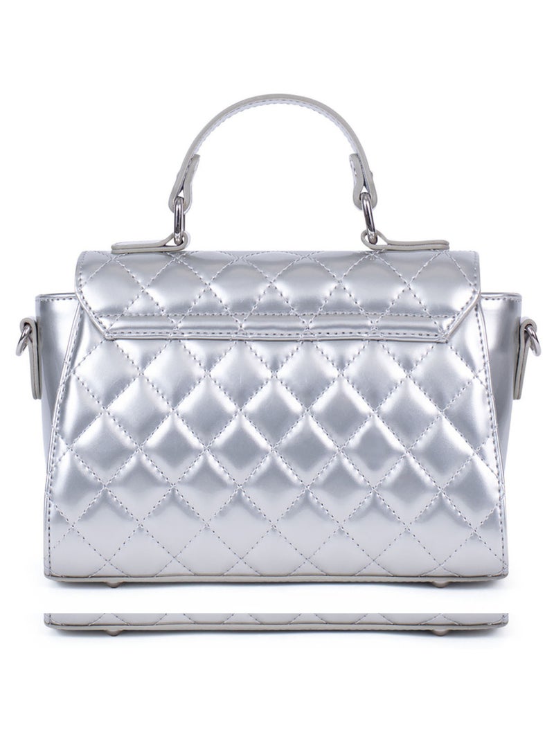 DAISY - Bolso con 1 asa Plata - Kiabi