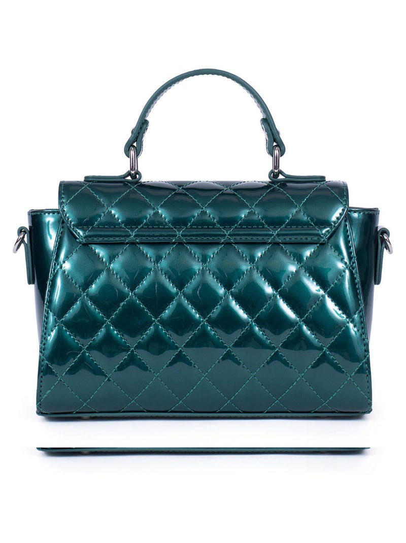 DAISY - Bolso con 1 asa Verde esmeralda - Kiabi
