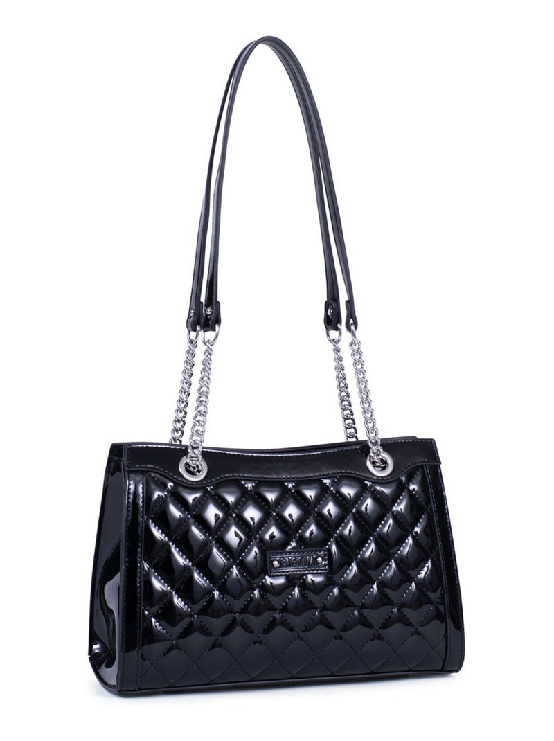 DAISY - Bolso de hombro con 2 asas Negro - Kiabi