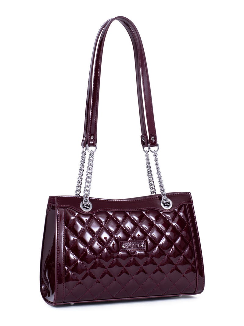 DAISY - Bolso de hombro con 2 asas Rojo carmín - Kiabi