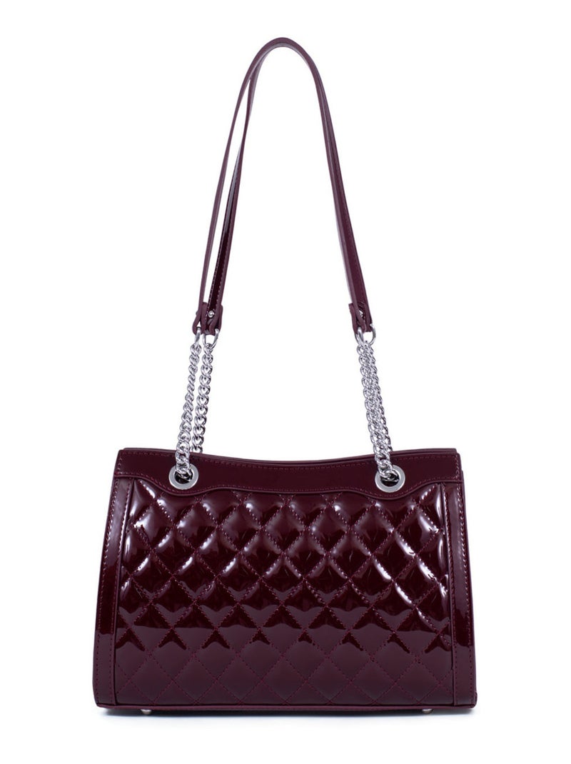 DAISY - Bolso de hombro con 2 asas Rojo carmín - Kiabi
