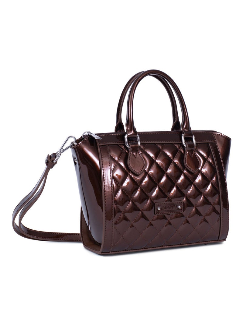 DAISY - Bolso de mano con 2 asas Bronce - Kiabi