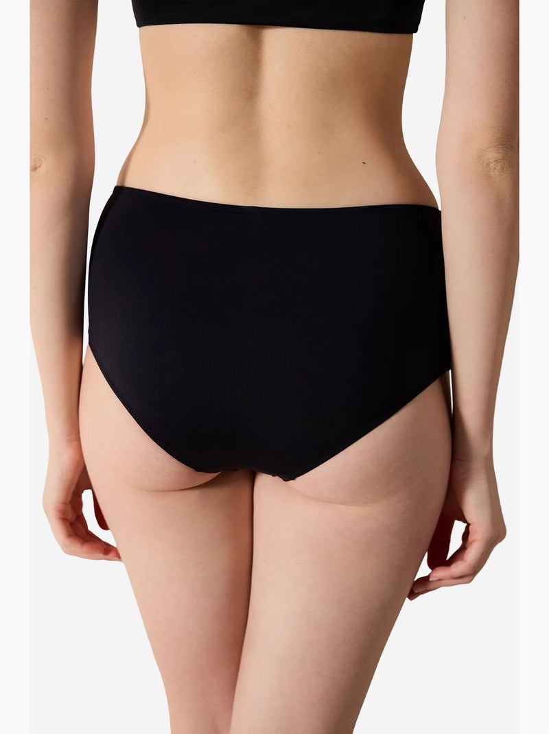 Danny braguita de bikini de tiro alto penti Negro - Kiabi