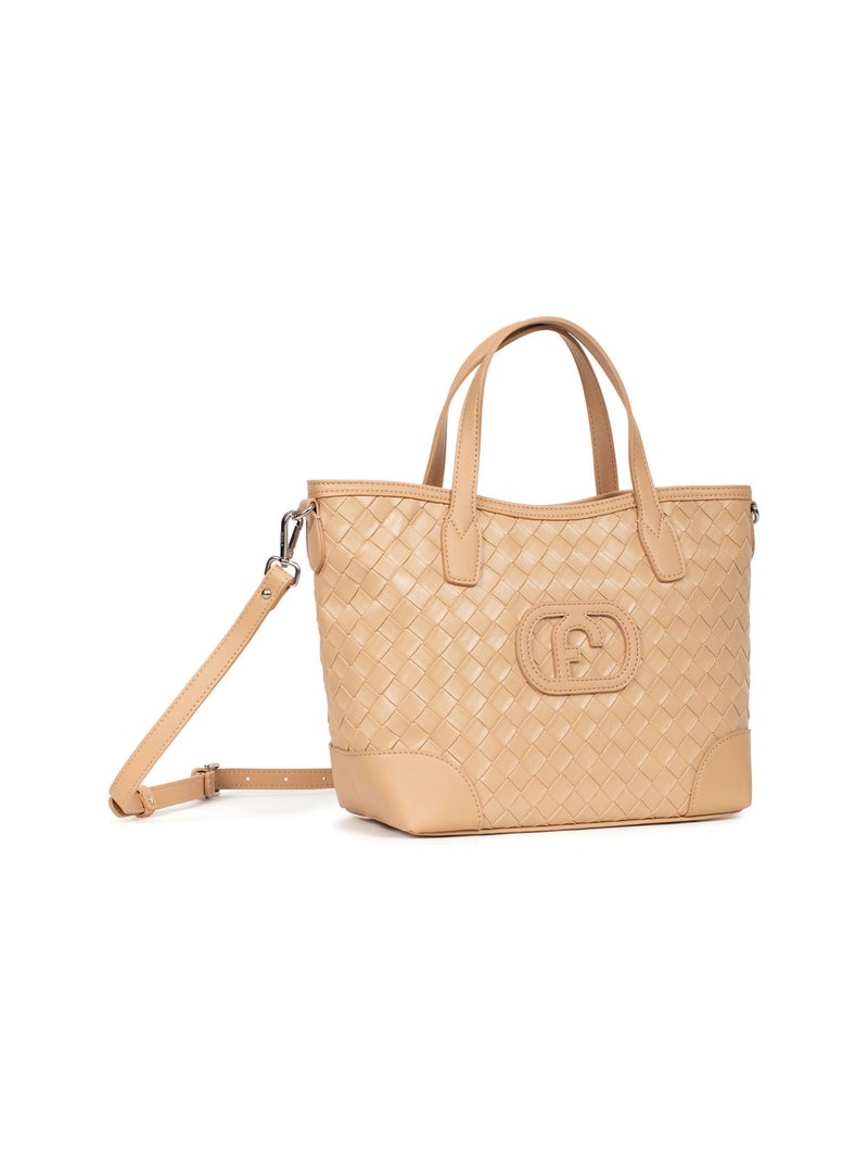 DAPHNE - Bolso con 2 asas Beige - Kiabi
