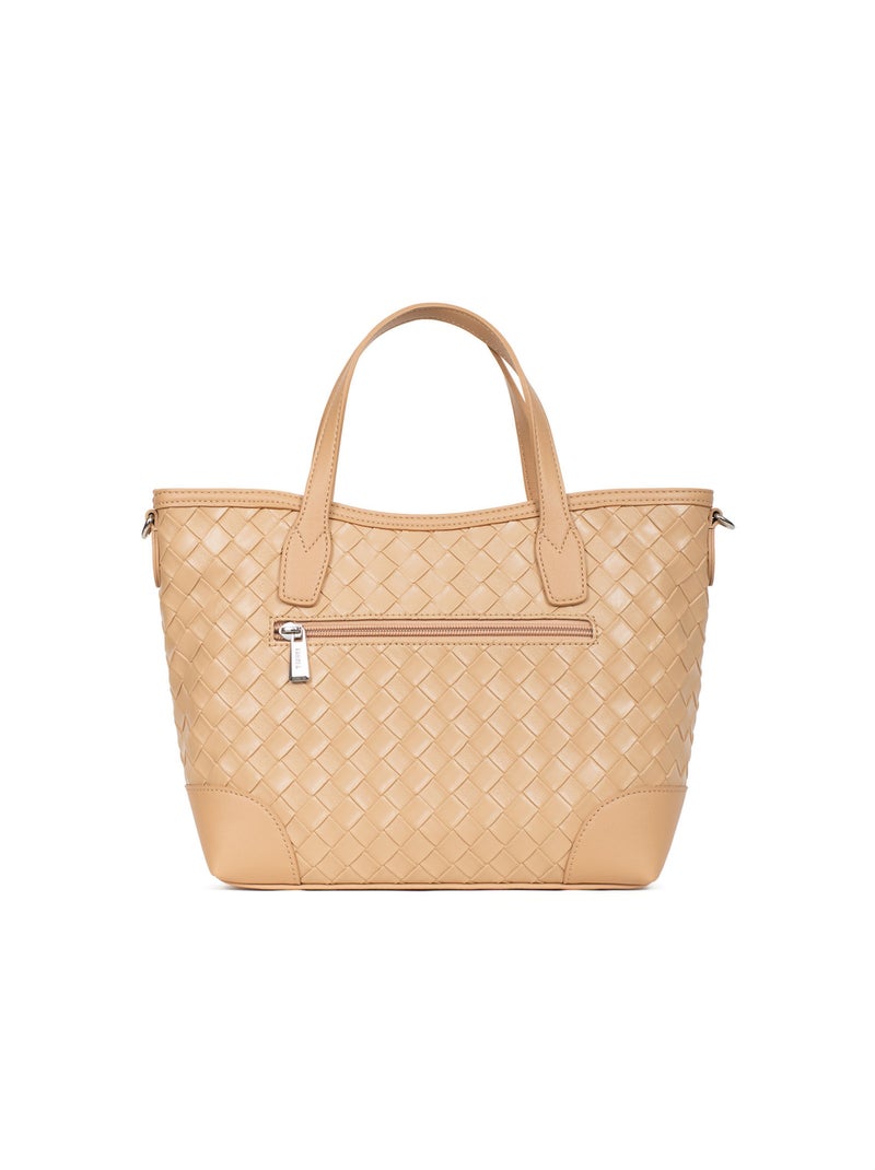 DAPHNE - Bolso con 2 asas Beige - Kiabi